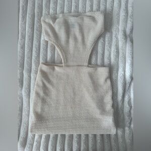 SHEIN strapless Waffle Knit Dress